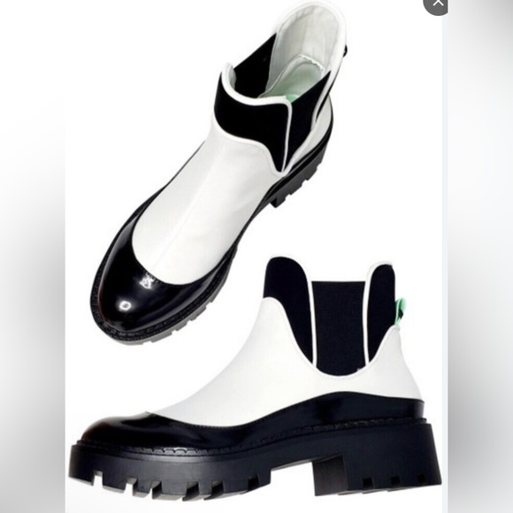 💥ZARA FLAT HEEL ANKLE BOOTS WITH PIPING - OFFICE SIREN💥 - Picture 1 of 13